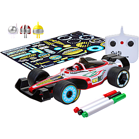 SHARPER IMAGE Fjernstyret bil-  Formula Flex Racer Doodle