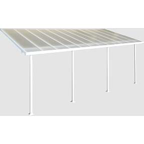 Feria terrasseoverdækning 21,6 m2 – hvid