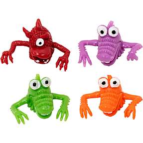 Keycraft gummimonstre fingerdukker - assorteret