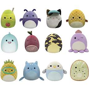 Squishmallows samlerplysdyr 19 cm - flere varianter - assorteret