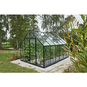 Halls Universal 128 drivhus - sort