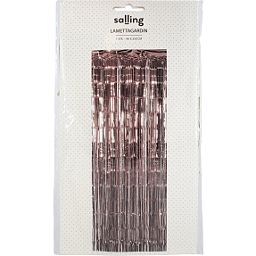 Salling lamettagardin 90x250 cm - Rosegold