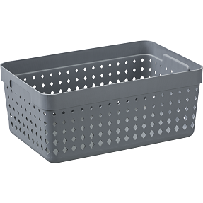 Seoul Organizer kurv m. genanvendeligt plast - grå (XL)