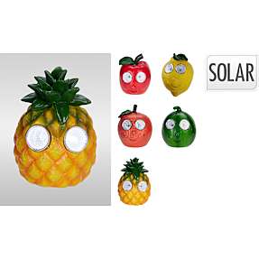 Solar lampe i frugt former – flere varianter – assorteret