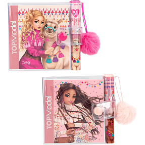 TOPModel mini notesbog m. kuglepen – flere varianter – assorteret