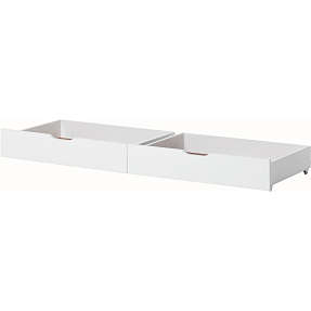 Spiloppe skuffesæt - hvid