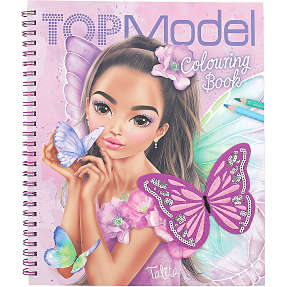 TOPModel malebog med pailletter FAIRY LOVE