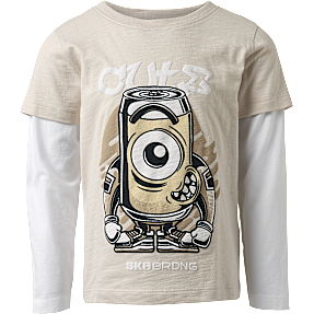 VRS børne bluse str. 134/140 - beige