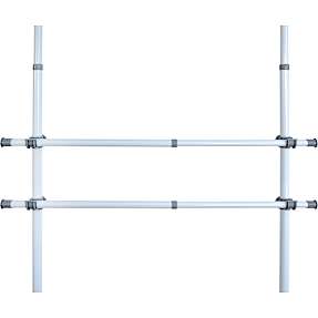 Wenko Herkules 2 pak bøjlestang - hvid