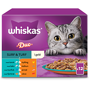 Vådfoder m. torsk/kylling, laks/kalkun, tun/ørred og okse/fjerkræ