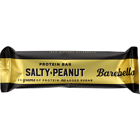 Proteinbar m. saltede peanuts u. tilsat sukker