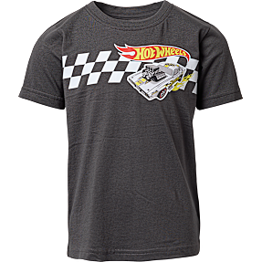 Hot Wheels T-shirt str. 110/116 - sort