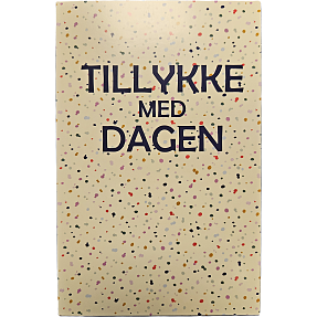 Salling kort med kuvert - tillykke