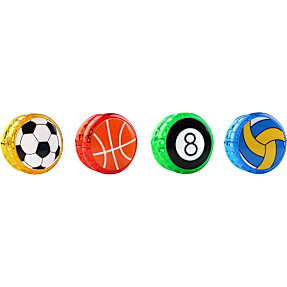 SpinOut yoyo m. sportsprint - flere varianter - assorteret