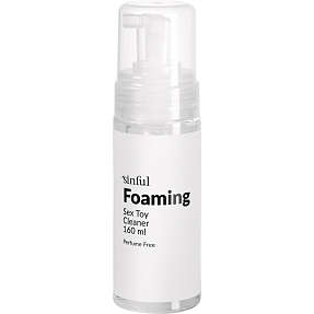 Sinful sexlegetøjs skumrengøring 160 ml