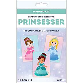 Diamond art billede - prinsesser