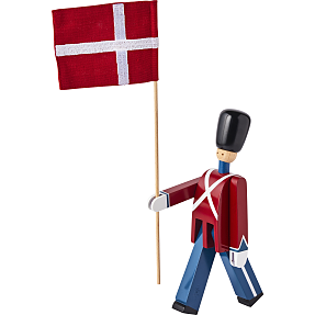 Kay Bojesen fanebærer med flag