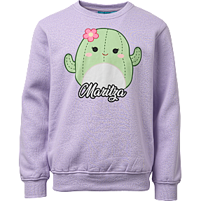 Squishmallows sweatbluse str. 134/140 - lilla
