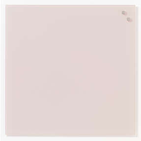 Naga magnetisk glastavle 45x45 cm - pink