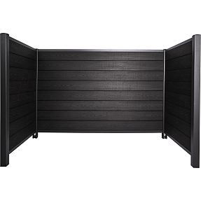 Hortus Pisa komposit skraldespandsskjuler - trælook