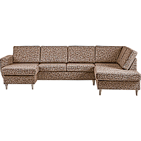 Rom Nordic venstrevendt U-sofa - taupe