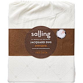 Salling Damaskdug - tern hvid