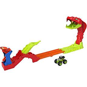 Hot Wheels Monster Trucks Snake Slam Takedown legesæt