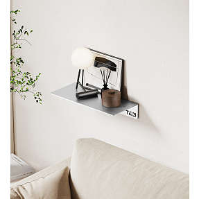 T&B hylde medium - støvet aluminium