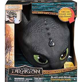 How to train your dragon Night Fury drage maske