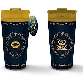 Pyramid Ringenes Herre metal to-go krus - sort