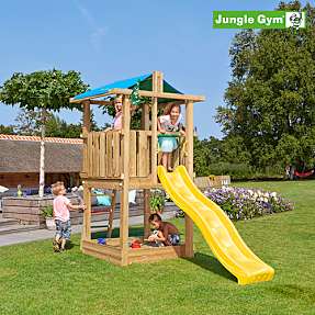 Jungle Gym Hut legetårn komplet ekskl. rutschebane