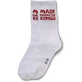 VRS tennisstrømper str. 35/38 - hvid