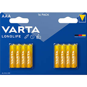 Varta longlife AAA batterier - 16-pak