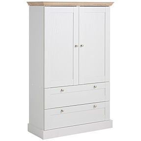 Bruce garderobeskab - hvid