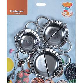 Dumplingforme 3-pak - stål