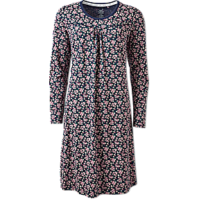 VRS dame natkjole str. L - navy