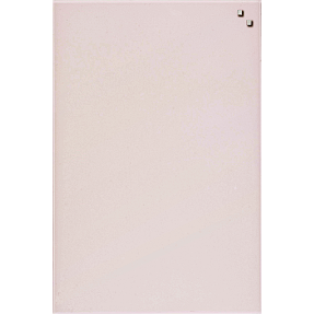 Naga magnetisk glastavle 40x60 cm - pink