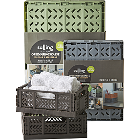 Salling foldekasser str. L (2-pak) – flere varianter – assorteret