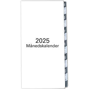 Kalender 2025 - hvid