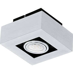 Loke LED loftlampe - børstet stål