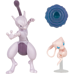Pokémon Mewtwo og Mew figursæt 2-pak
