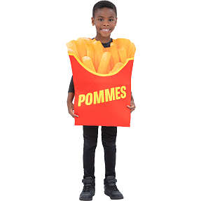 Pommes dragt udklædning 140 cm