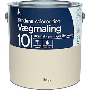 Tendens vægmaling silkemat 2,25 liter - beige