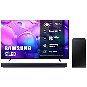 Samsung TV 85" TQ85Q6F + HW-B46CF Soundbar