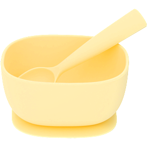 Dyb tallerken m. ske og sugekop