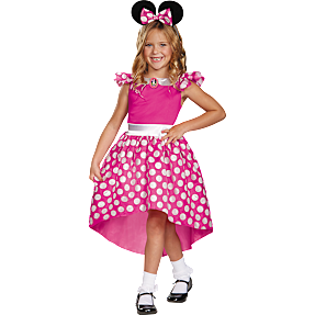 Disney Minnie kostume - lyserød