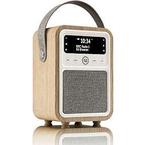VQ Monty DAB+/FM og Bluetooth radio - træ
