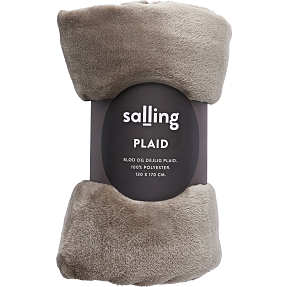 Salling coral fleece plaid - sand