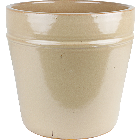 Jade potte H: 34 cm - varm grå