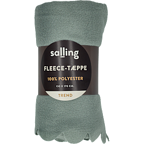 Salling Trend fleeceplaid - grøn
